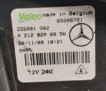 HALOGEN PRAVÝ MERCEDES W212 A2128200856