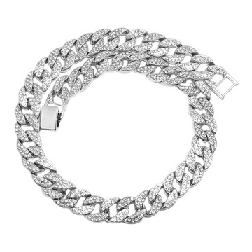 Kubański Łańcuch Bransoletka Moda Bling