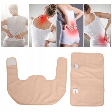 2 SZT. OKŁAD Z OLEJU RYCYNOWEGO WIELOKROTNEGO UŻYTKU NA RAMIĘ I PLECY