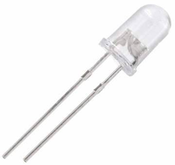 DIODA LED DIODY DIP 5mm BIAŁA WHITE- 20szt