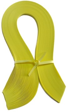 Paski do Quillingu 3 mm 200 szt ŻÓŁTY PASTELOWY B2