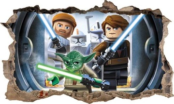 Naklejka Plakat STAR WARS LEGO 3D XXXL Nr 4