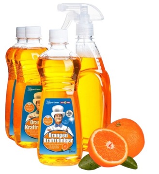 Clever Clean pomarańczowy środek czyszczący 3 szt