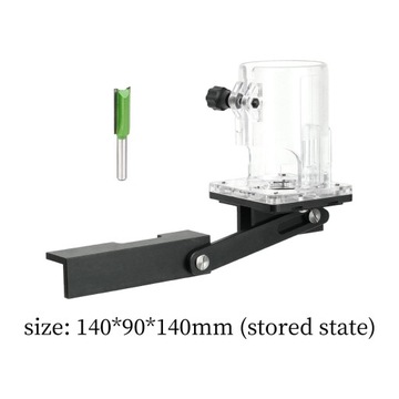 Невидимый кронштейн для крепления соединителей 2-в-1. Простой в использовании фрезерный станок по дереву.