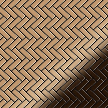 ALLOY Herringbone-Ti-AM Mozaika Tytan lustrzana