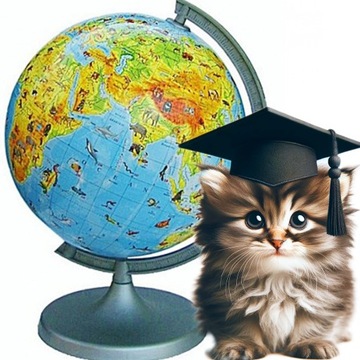Edukacyjny Globus Zoologiczny 22cm, Mapa z Zwierzętami - Zoo, ucznia dzieci