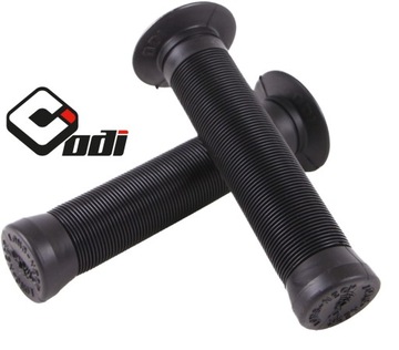 Chwyty Gripy Odi LONGNECK BMX Attack GRIP 143mm z kołnierzem czarne