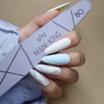 Пилочка для ногтей Elipsa 100/180 Маникюр Педикюр Mani King 100 шт.