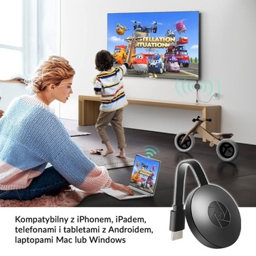 БЕСПРОВОДНОЙ АДАПТЕР MIRACAST HDMI 1080p YOUTUBE NETFLIX