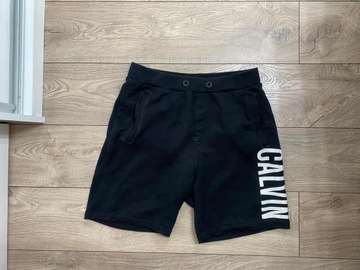 CALVIN KLEIN JEANS CK SPODENKI SZORTY CZARNE M