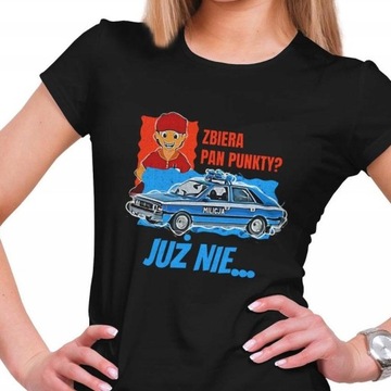 Koszulka damska Zbiera Pan Punkty Milicja L, 5XL