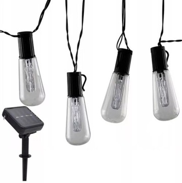 СОЛНЕЧНАЯ САДОВАЯ ГИРЛЯНДИЯ 20LED ЛАМПОЧКИ - ЛАМПЫ