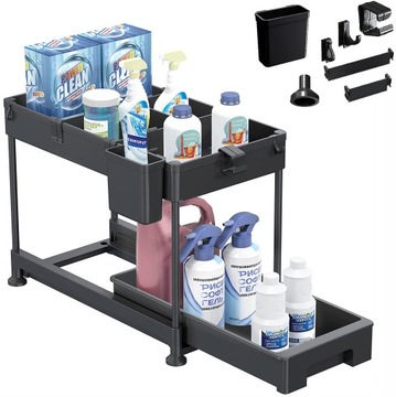 ОРГАНАЙЗЕР СТЕЛЛАЖИ 2-ЯРУСНЫЕ ПОЛКИ ПОЛКА ПОД МАКОВИНОЙ И РАКОВИНОЙ