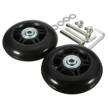 2x kółka do walizki bagażowej elastyczne odporne na zużycie 54mm x 18mm