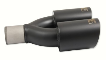 Насадка на глушитель ULTER SPORT, двойная черная, 90 мм