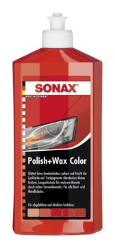 SONAX 296400 Wosk koloryzujący CZERWONY 500ml