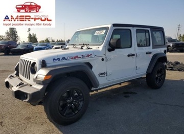 Jeep Wrangler IV 2021 Jeep Wrangler Unlimited Sport 2021 3.6l 3.6 Benzyna 285KM