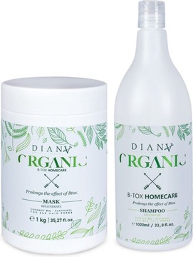 DIANA Beauty duży zestaw Organic szampon maska