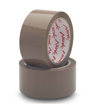 TAŚMA PAKOWA klejąca VIBAC BRĄZOWA 48mm/66y MOCNA kauczuk