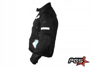 PGS REVITI TEXTILES куртка черно-красная M p