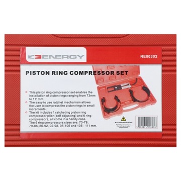 КОМПЛЕКТ ДЛЯ СБОРКИ И ДЕМОНТАЖА ПОРШНЯ