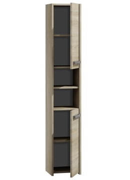 ШКАФ ДЛЯ ВАННОЙ 30 СМ СОНОМА ДУБ СТОЛБ КНИЖНЫЙ ШКАФ Комод ДВЕРНЫЕ ПОЛКИ ПРИХОЖАЯ