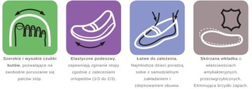 Кожаные сандалии BEFADO с внутренней стороны, польские сандалии, легкая резинка 24