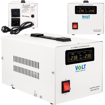 STABILIZATOR NAPIĘCIA AVR PRO 2000VA DO AGREGAT 3%