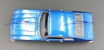 Ford Maverick 1974 синий 1:24 Motormax 79042