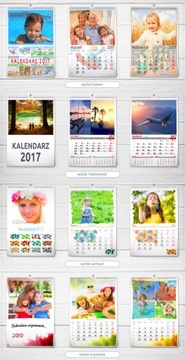 1x ФОТО Календарь А4 ПРЕМИУМ Ваши фотографии, даты + ОЧЕНЬ ТОЛСТЫЕ КАРТОЧКИ