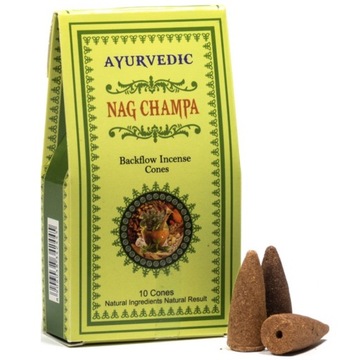 KADZIDŁA STOŻKOWE BACKFLOW NAG CHAMPA10szt.