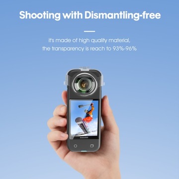 ПРОЗРАЧНАЯ КРЫШКА ОБЪЕКТИВА ДЛЯ INSTA360 X3
