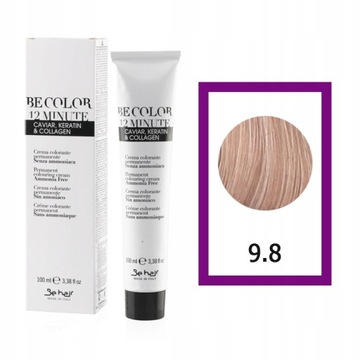 BE HAIR Be Color Farba do włosów Bez Amoniaku 9,8 100ml