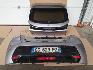 BELKA ZDERZAKA TYŁ ŚLIZG PEUGEOT 208 II GT LINE E208 23r KOL KCAC