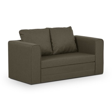 Sofa kanapa rozkładana 2 os MOCCA brązowa