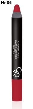 Golden Rose Crayon matowa pomadka w kredce 06
