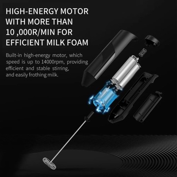 Milk Frother Handheld Cappuccino Maker Coffee Foamer Mixer Egg Beater