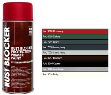 DECO COLOR RUST BLOCKER SPRAY 4w1 RAL 3000 PÓŁMAT