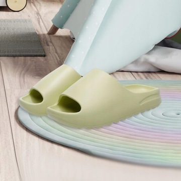 Домашние тапочки Тапочки унисекс Зелёные 38 на 39