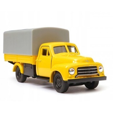 1952 OPEL BLITZ ŻÓŁTY METALOWY MODEL 1:34 WELLY