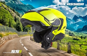 С НАСОСОМ МОДУЛЬНЫЙ ШЛЕМ CASSIDA + СТЕКЛО PINLOCK 70