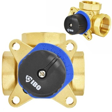 3-ХОДОВОЙ СМЕСИТЕЛЬНЫЙ КЛАПАН IBO 1 ДЮЙМ DN25 + 3-ТОЧЕЧНЫЙ ПРИВОД STZ TECH ASTIBI