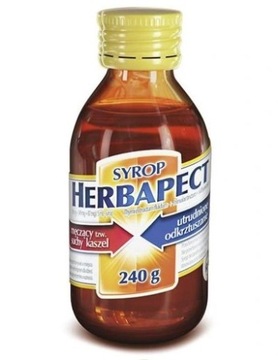 Herbapect syrop na kaszel suchy i mokry lek 240g