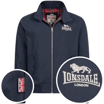 Lonsdale London kurtka wiosenna Harringtonka HARRINGTON krata PUNCH_M