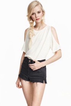 H&M Top cold shoulder rozm. 36,S