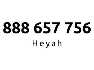 888-657-756 | Starter Heyah (radar 6c) #B