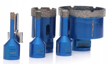 АЛМАЗНАЯ КОРОНОЧНАЯ ПИЛА ДЛЯ ГОНАРШНОГО КАМНЯ 6 ЭЛЕМЕНТОВ