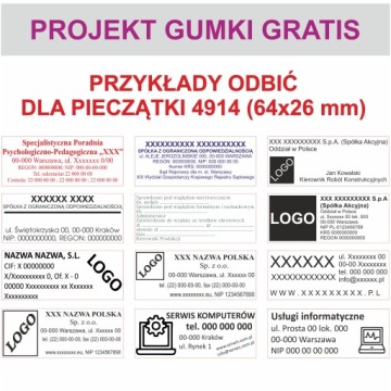 TRODAT PRINTY STAMP 4914 КРАСНЫЙ + ДИЗАЙН