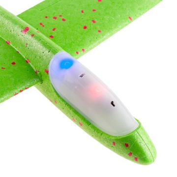 САМОЛЕТ ИЗ ПЕНОСТРОЕНИЯ 49 СМ СО СВЕТОДИОДНОЙ ПОДСВЕТКОЙ