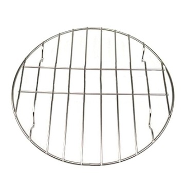 Grill oporowy Grill gazowy i ruszt ze stali nierdzewnej Srebrny, 25 cm